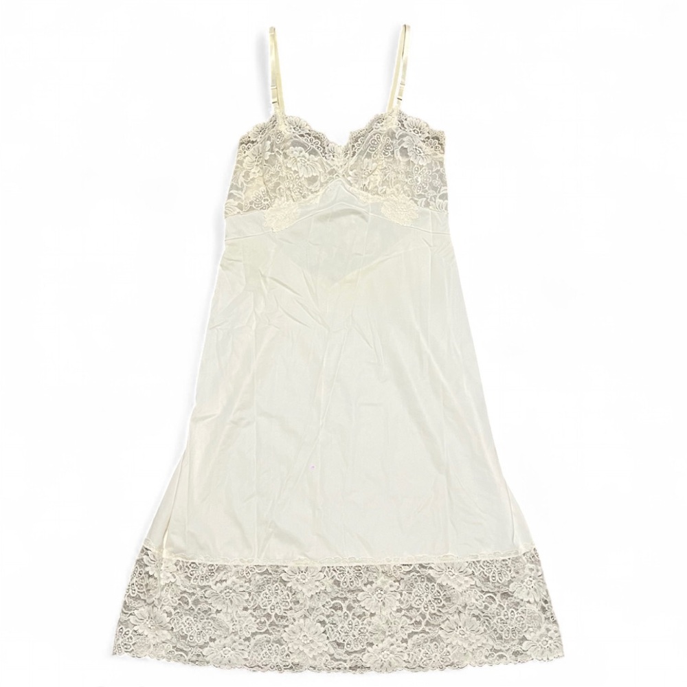 American Vintage Cream Lace Slip Dress - Picture 1 of 5